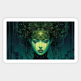 Shodan AI Virus Manga Sticker